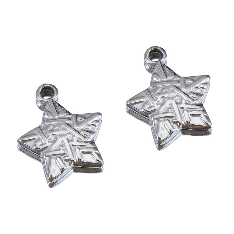 10 PCS/Package 14 * 12mm 304 Stainless Steel Tortoise Dolphin Shell Pendant Jewelry Accessories