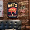 Dad's BBQ - Vintage Metal Signs - 20*30cm/30*40cm - Warning