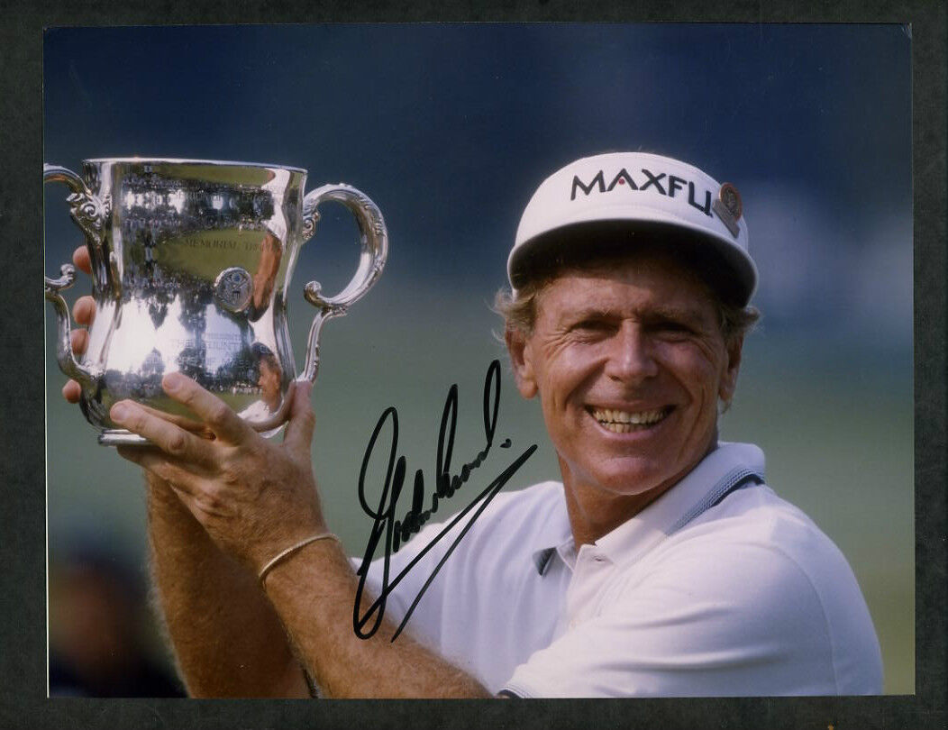 Graham Marsh PGA Golf Autographed Signed 8 x 10 Color Photo Poster painting