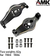 AMK Brass Axle Case Rear Diff Housing, LCG Brass Counter Weight Axle Housing for 1/10 RC Crawler Car TRX4 TRX6 Upgrade Parts