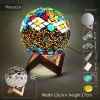 DIY Turkish Mosaic Art Light Material Package Handmade Night Lamp Design Kit
