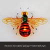 Insects DIY Assembly Model Cicada Toy Handmade Puzzle Figures with Voice-activated Photo Frame