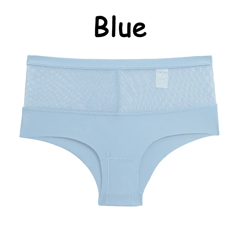 Billionm Panties Sexy Female Underwear Mesh Perspective Women's Panties High Waist Briefs M-XL Underpants Girls Intimates Lingerie
