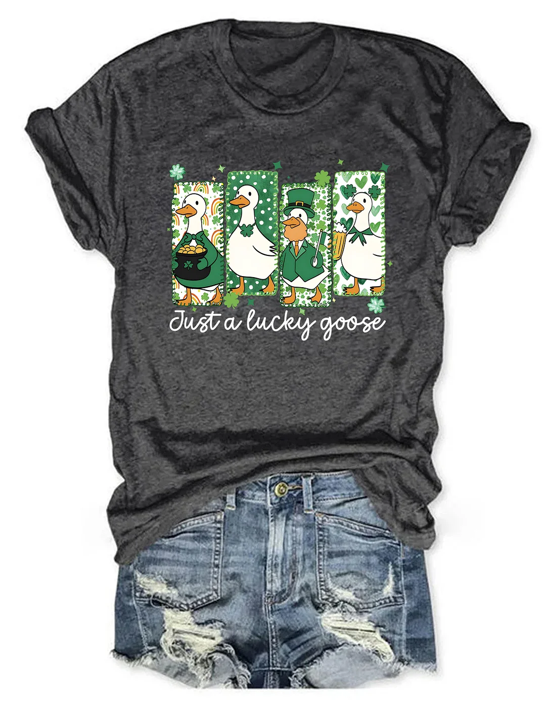 Just A Lucky Goose T-shirt