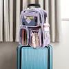 PVC Clear Outdoor Backpack Multi Pocket Transparent Sports Backpack Hiking Bag