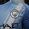 2025/2026 Long Sleeve Player Version Manchester City Home Football Shirt 1:1 Thai Quality