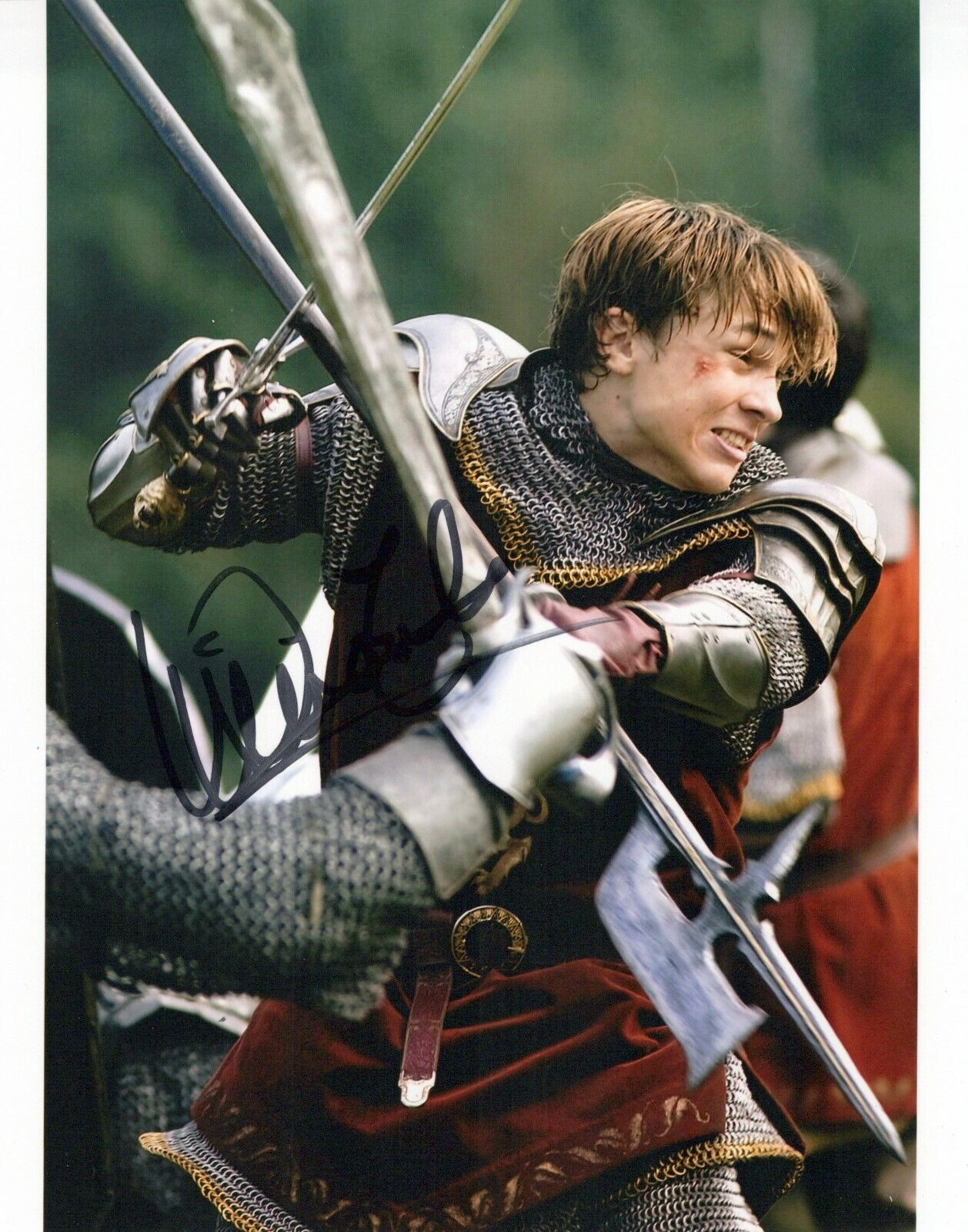 William Moseley The Chronicles Of Narnia autographed Photo Poster painting signed 8x10 #2 Peter