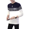 Men's Round Neck Slim Knitted Sweater