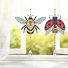 2pcs Crystal Light Catcher Diamond Painting Bee Suncatcher Hanging Kits