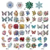 4Pcs Diamond Painting Butterfly Brooch for Wedding Party Gift