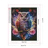 Diamond Painting -5D Full Round Drill Owl(35x45cm)
