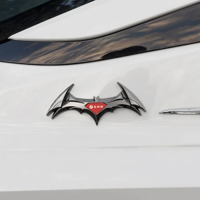 Car Bat Personalized Metal Car Sticker