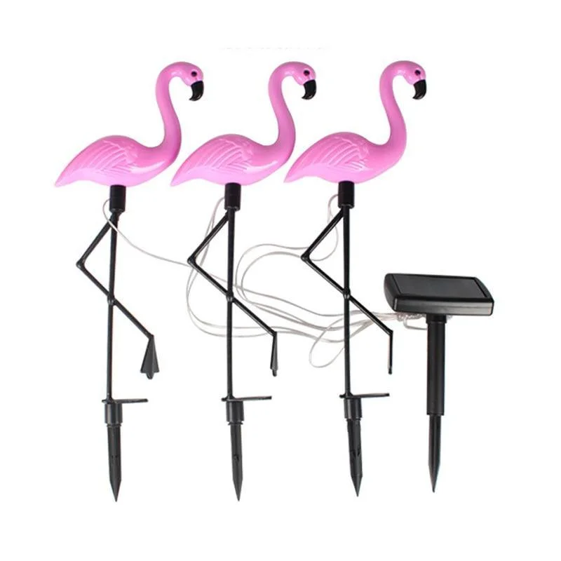 LED Bird Lamp Flamingo Solar Power Ligh