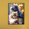 Cats Nature-Full Round Diamond Painting 30*40CM