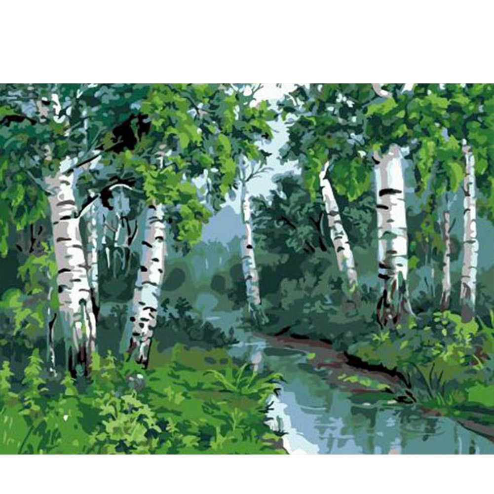 Forest Landscape - Square Drill Diamond Painting - 40*30CM, 501 Original