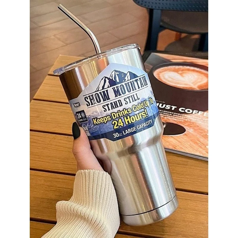 🔥Summer Hot sale-Car Cup 304 Stainless Thermos Steel Flask