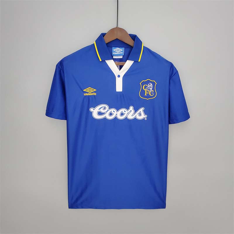 1996-1997 Retro Chelsea FC Home Football Shirt 1:1 Thai Quality- Maxi Kit