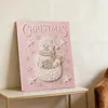 Christmas Snowman 5D DIY Round Special Shaped Pearl Partial Drill Diamonds Dots Gem Art Kits with Wooden Frame Diamond Dots Paintings 30x40cm Diamonds Paintings Gem Art for Adults Beginners Home Decor