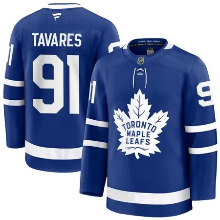 Youth Toronto Maple Leafs #91 John Tavares  Blue Home Jersey