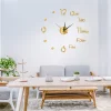 Acrylic wall clock diy personalized 3D wall sticker wall clock