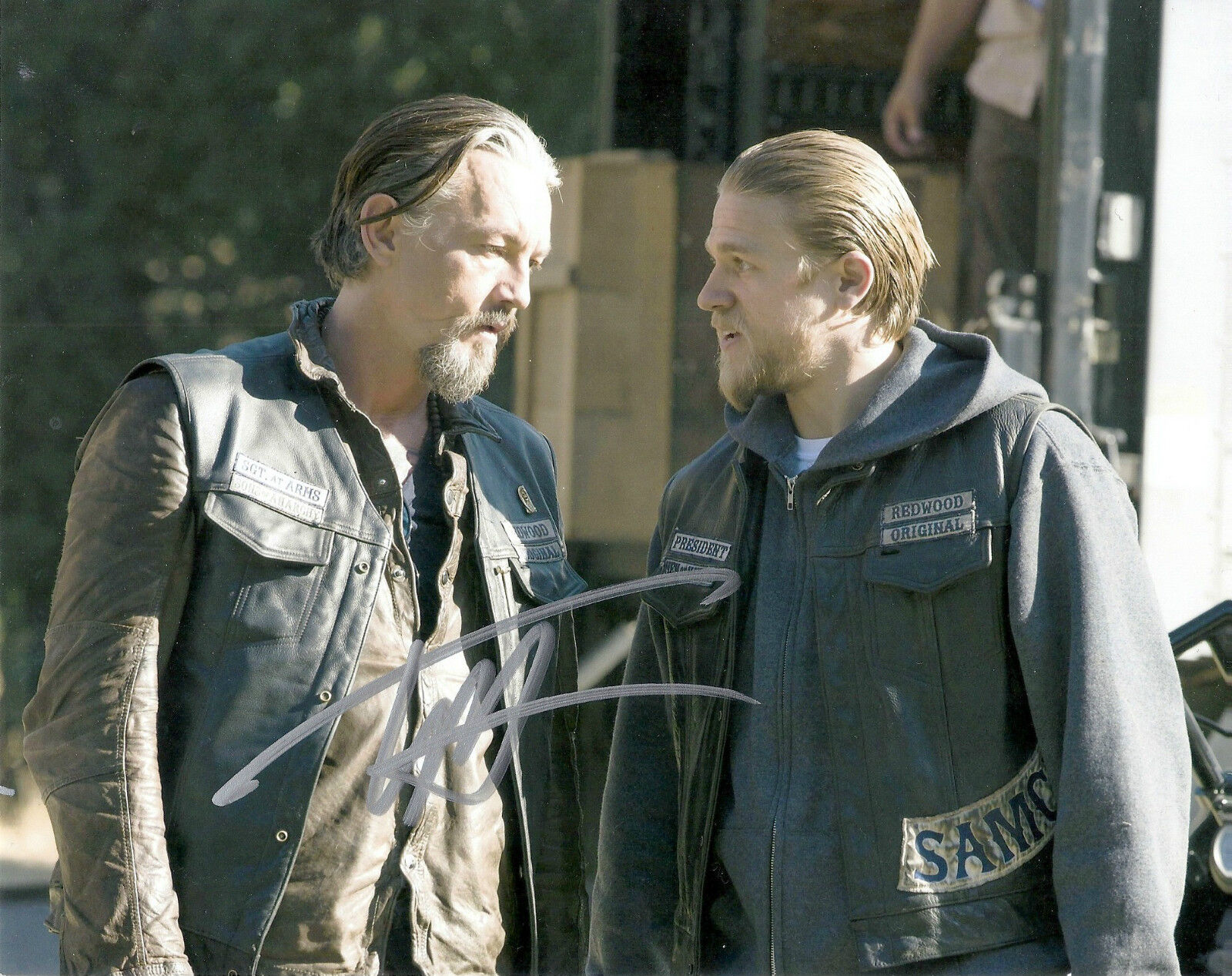 TOMMY FLANAGAN 'SONS OF ANARCHY' FILIP CHIBS TELFORD SIGNED 8X10 PICTURE *COA 1