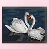 White Swan-14CT Stamped Cross Stitch 52*40cm/20.47*15.75in