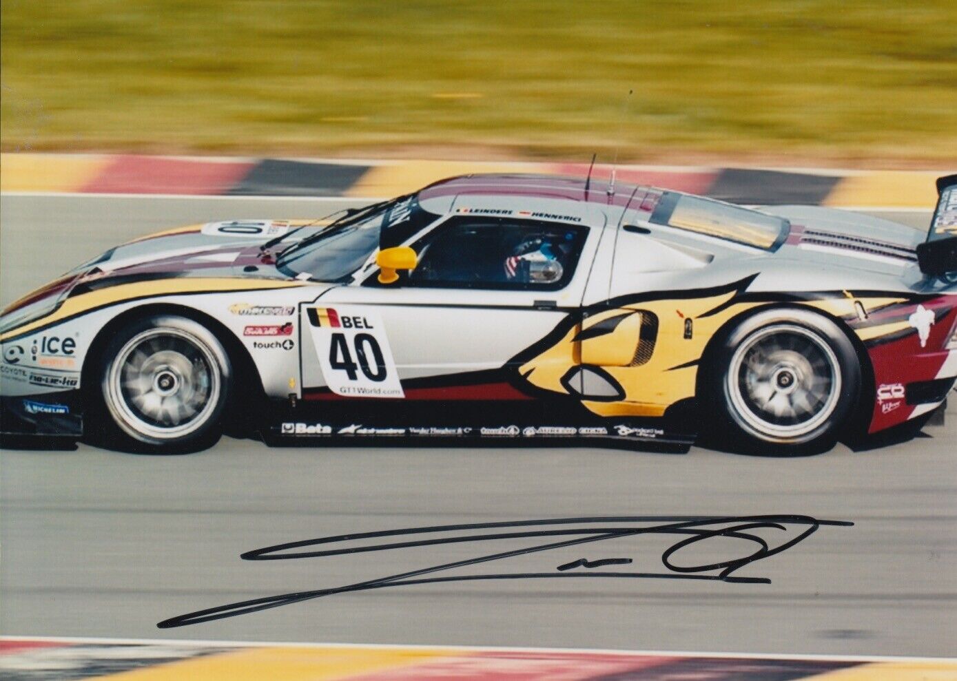 Bas Leinders Hand Signed 7x5 Photo Poster painting - Ford GT Autograph 3.