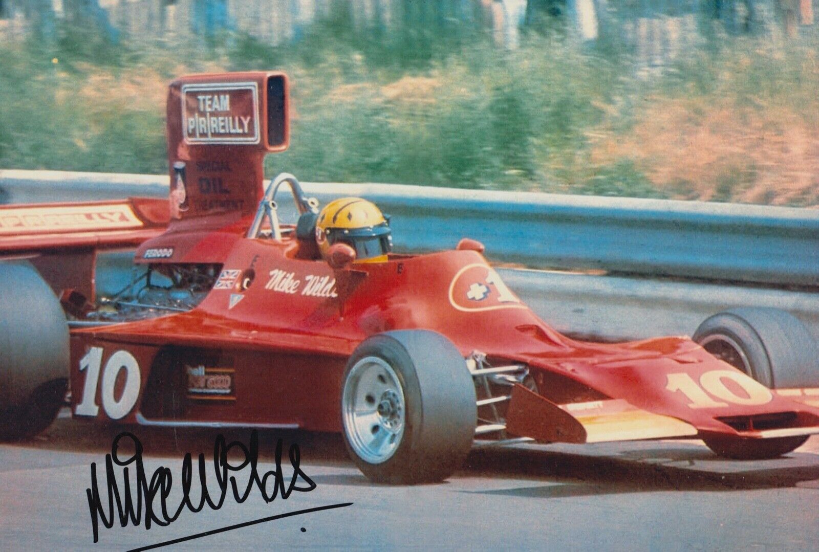 Mike Wilds Hand Signed 12x8 Photo Poster painting F1 Autograph Team PR Reilly 1