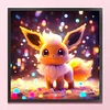 Pokémon Eevee-11CT Stamped Cross Stitch 40*40cm/15.75*15.75in