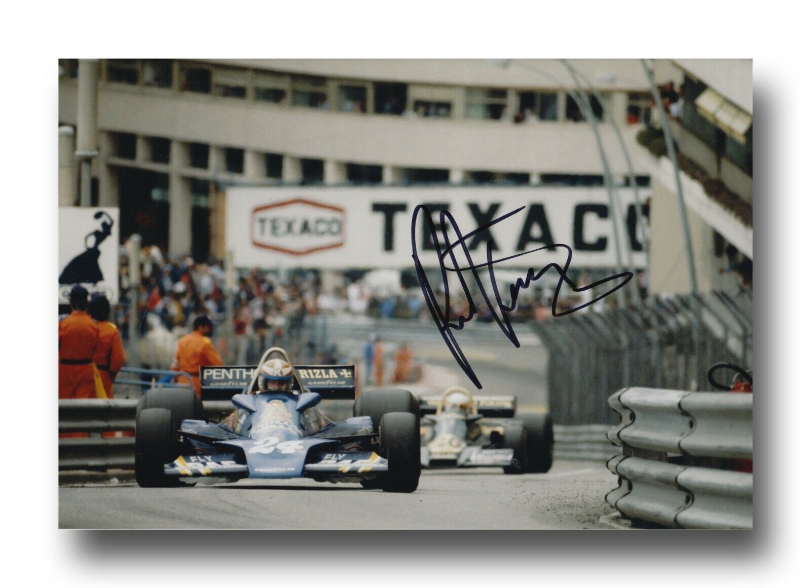 RUPERT KEEGAN HAND SIGNED 12X8 Photo Poster painting - FORMULA 1 AUTOGRAPH F1 4.