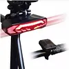 Bicycle Turn Warning Tail Light Vibration Sensor Anti-Theft Alarm Bell Light