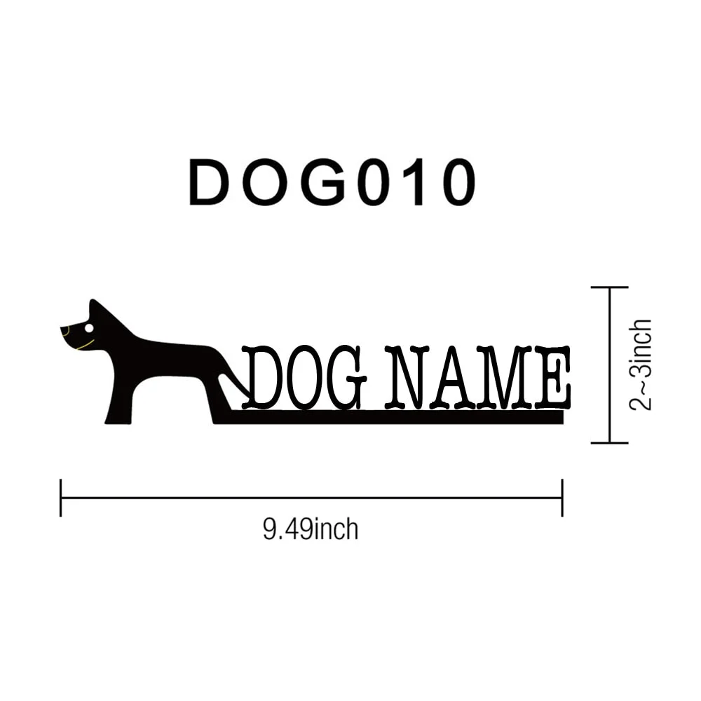 Customizable Dog Wood Names Figurines Home Decor Personalized Puppy Carved Ornament For Home Decoration Modern