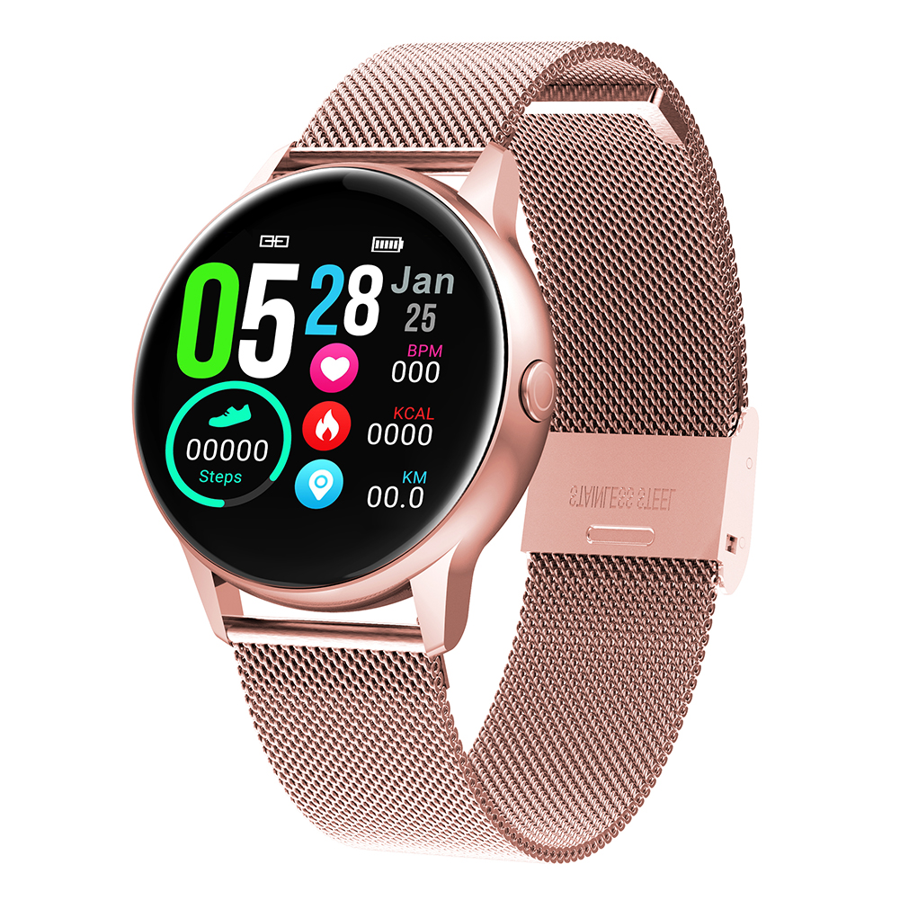 

DT88 Smart Bracelet IP68 Heart Rate Monitor Multi-Sport Watch -Rose Gold, 501 Original