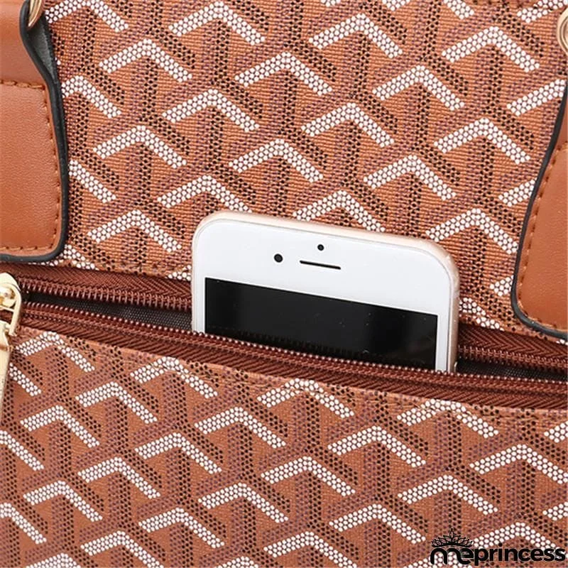 Women's Fashion Large Capacity 6-Piece Bags Set