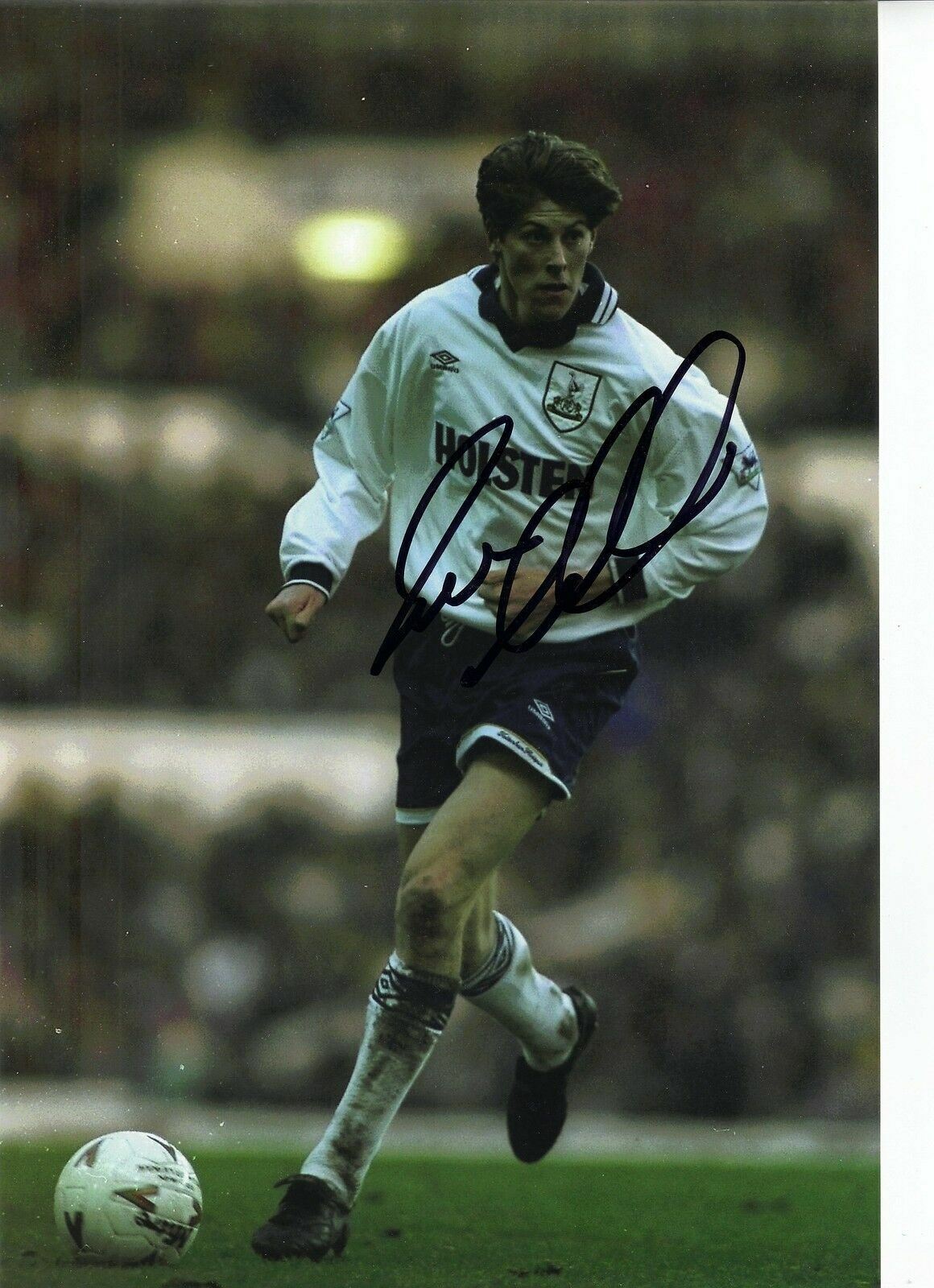 Darren Anderton SIGNED 12x8 Photo Poster painting AUTOGRAPH Tottenham Hotspur Photo Poster painting (1838)