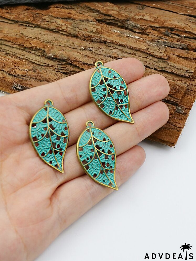 6pcs Leaf DIY Pendant