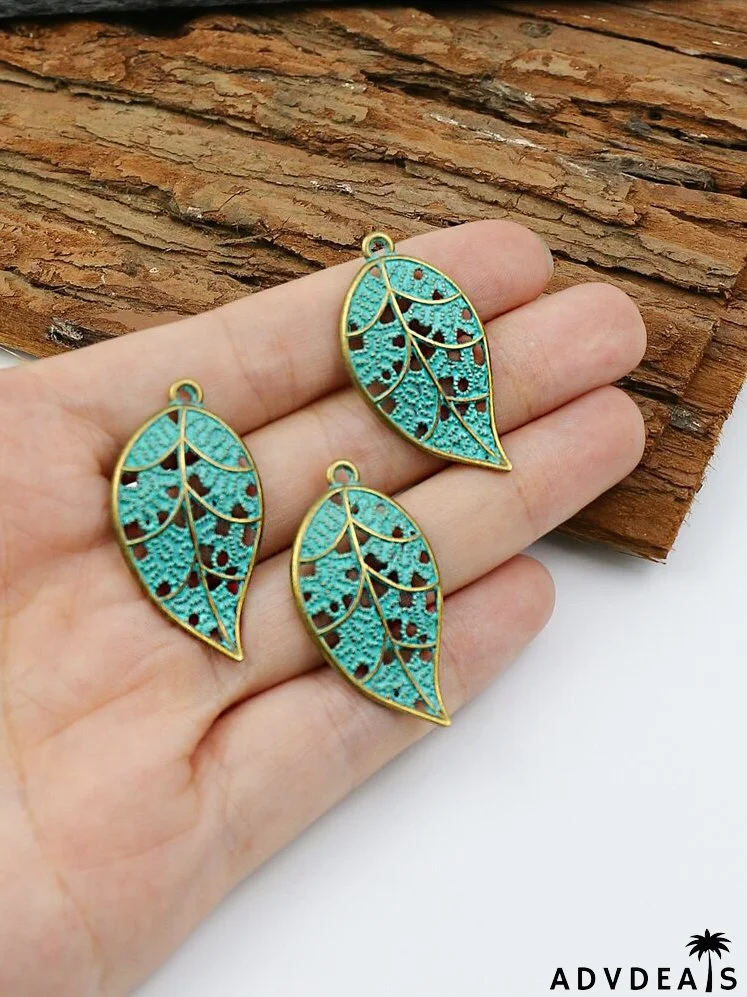 6pcs Leaf DIY Pendant