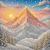 Pearl Full DIY 5D Round Drill Gem Art Diamond Painting Kits 15.75x15.75 in Diamond Dots Paintings Picture Arts Craft Diamond Art Kits for Adults Beginner Home Wall Decor