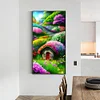 (40*70cm)House - Full Round Drill Diamond Painting