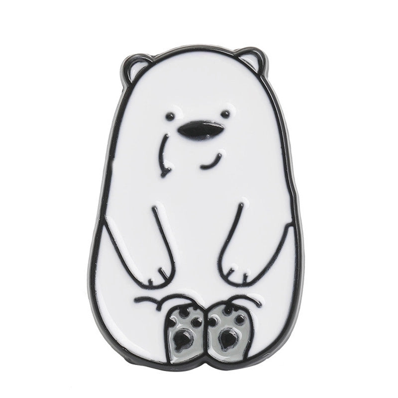 Cartoon Style Cute Cowboy Style Animal Alloy Stoving Varnish Plating Kid’s Unisex Brooches Collar Pin