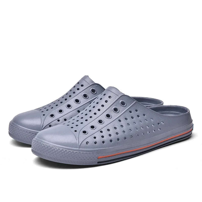 Summer Flip Flops Men Beach Slippers Casual Shoes Breathable Slides Mens Sippers Outdoor Hole Shoes Unisex Clogs zapatos hombre