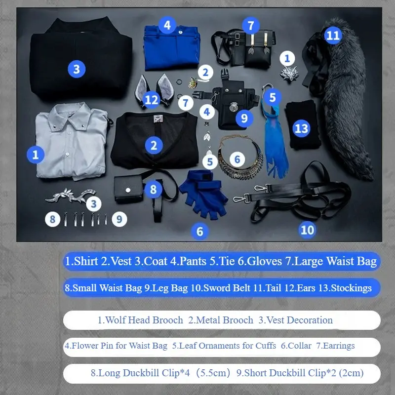 [Wetrose] In Stock Arknights Texas the Omertosa Game Outfit Cosplay Costume 