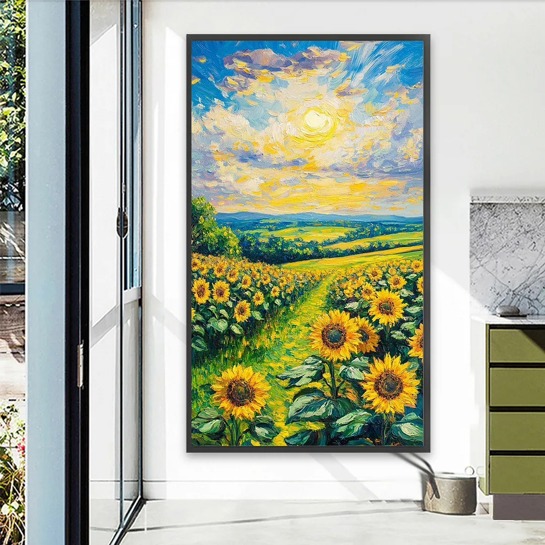 Sunflowers 5D Full Round Drill DIY Diamond Painting Kit for Adults 40x70CM