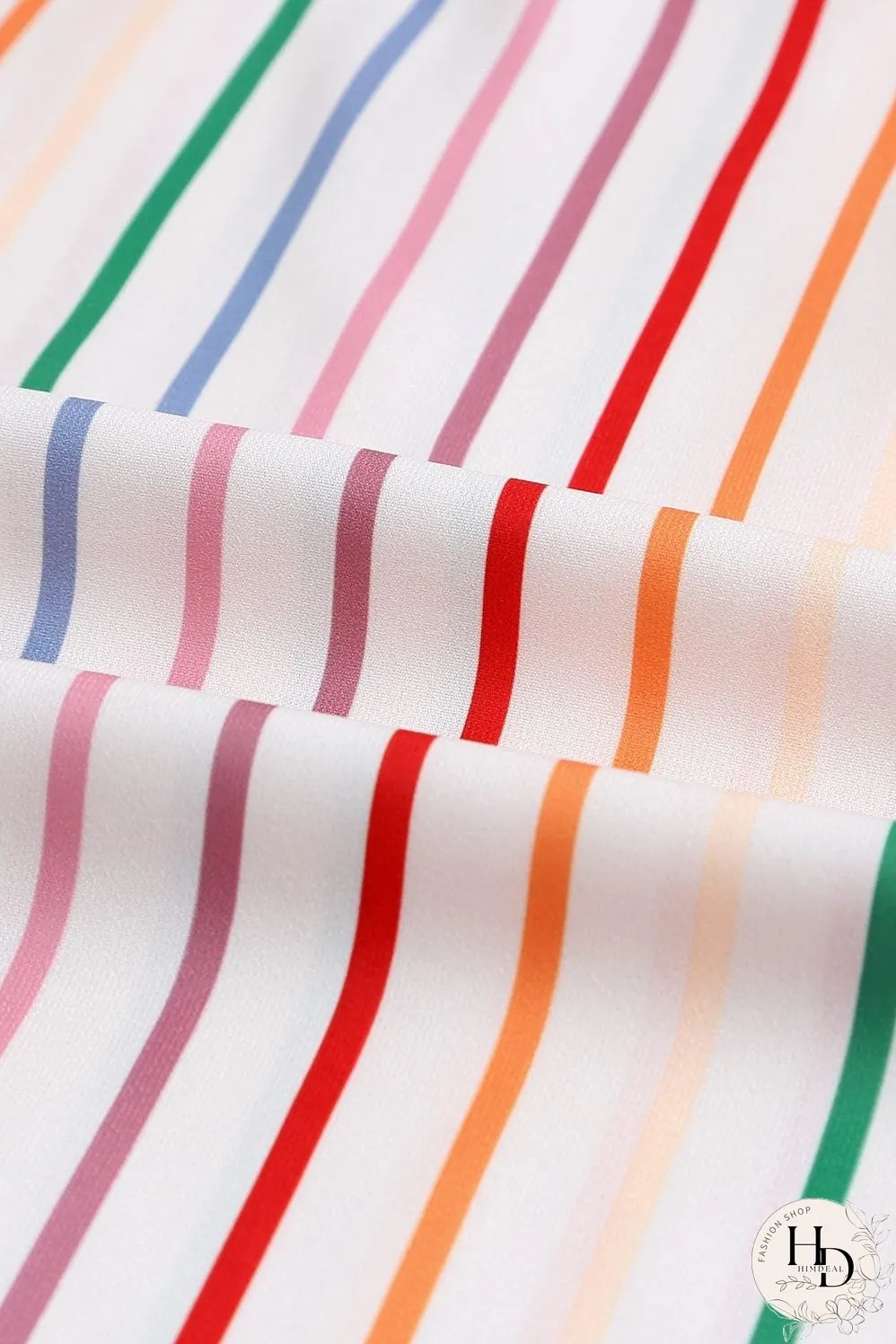 Summer Chic Striped Ruffle Sleeve Tank Top