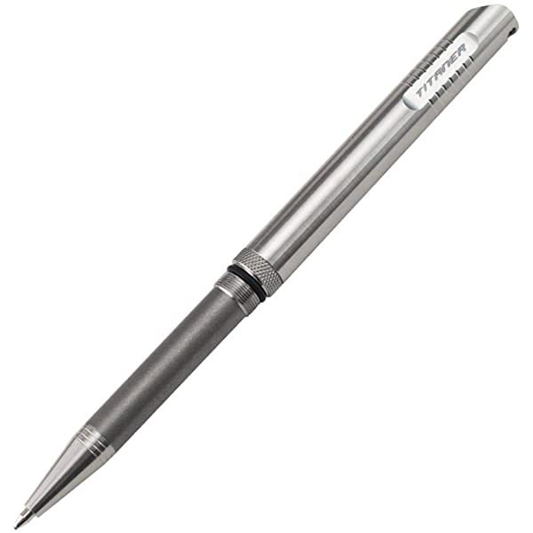 TITANER Titanium Compact & Extendable pen EDC Pen (Gray)
