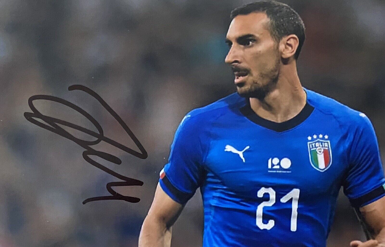 Davide Zappacosta Hand Signed Italy 6X4 Photo Poster painting 2