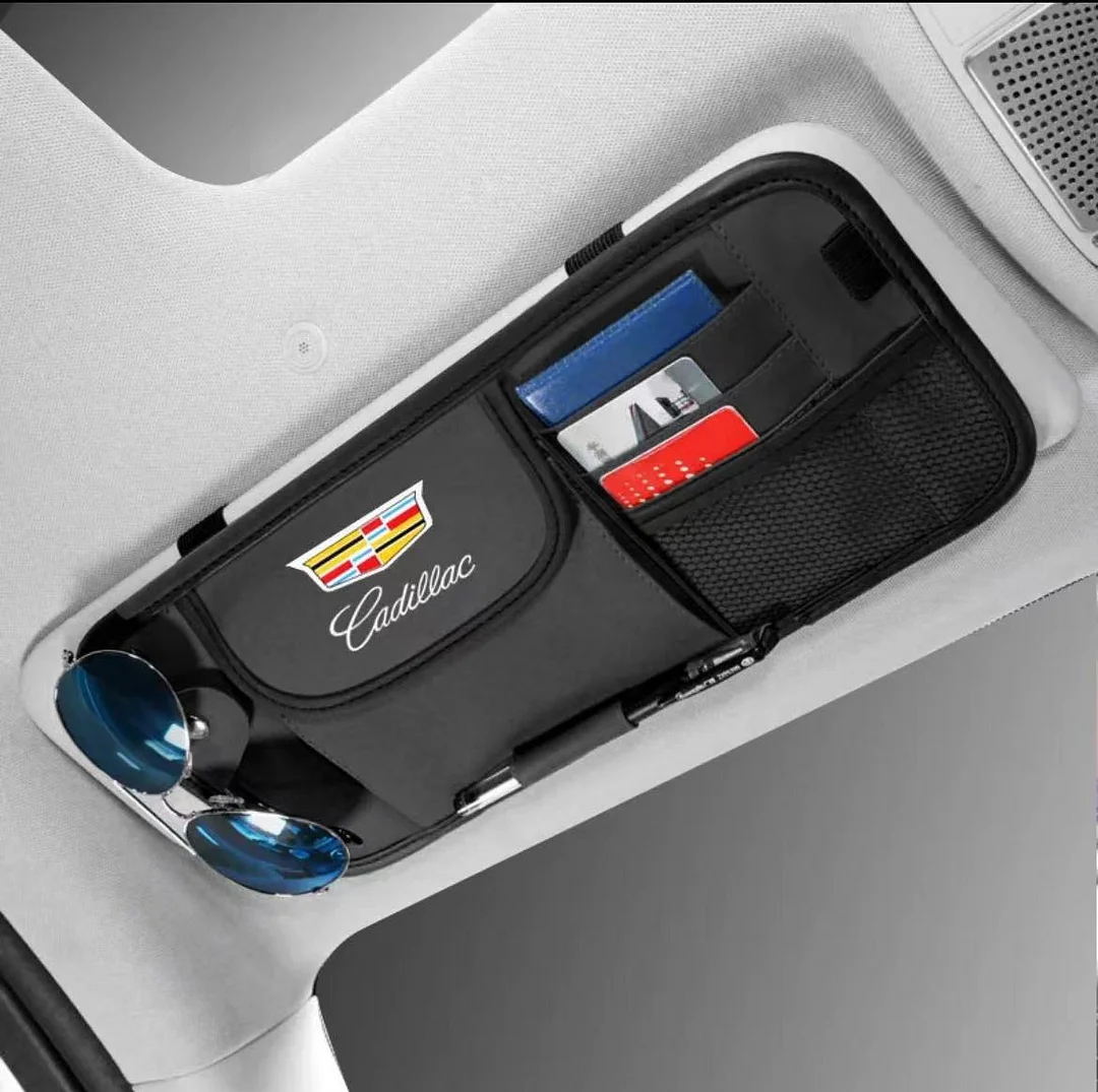 Car Supplies Sunvisor Storage Car Glasses Clip Bag