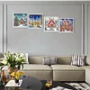 (US Local)4pack Xmas House-Crystal Rhinestone Diamond Painting(30x30cm)
