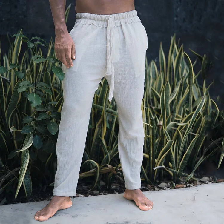 Men's Simple Casual Trousers ccf3
