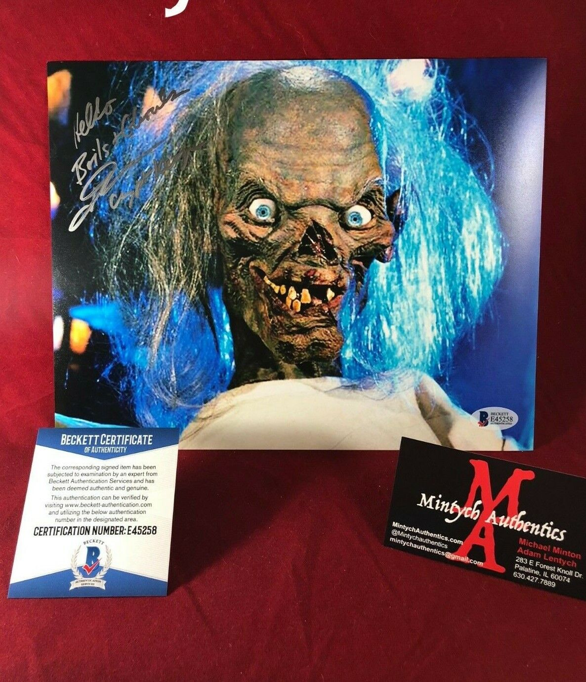 JOHN KASSIR AUTOGRAPHED SIGNED 8x10 Photo Poster painting! TALES FROM THE CRYPT! BECKETT COA!